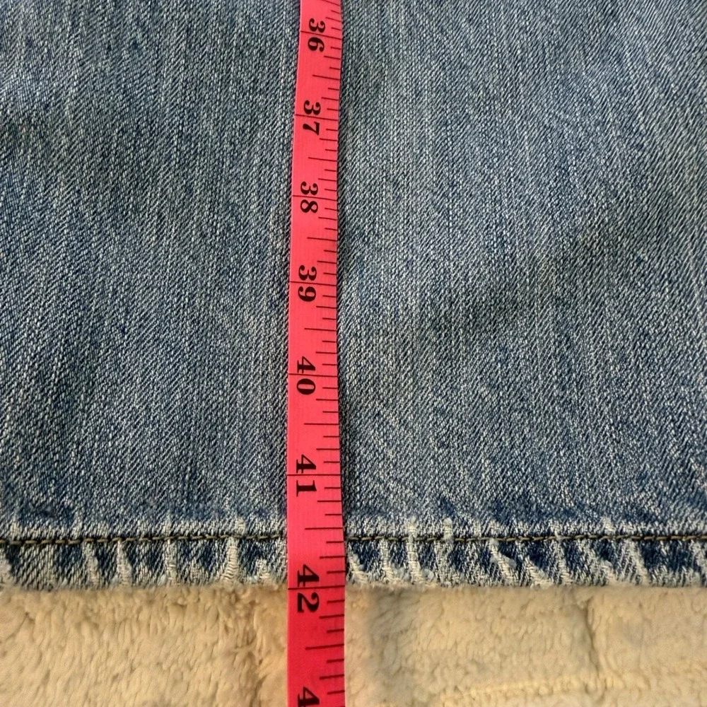 Hilfiger Brand Freedom Relaxed Denim Mens Jeans 34x32 Y2K Distressed Timeless